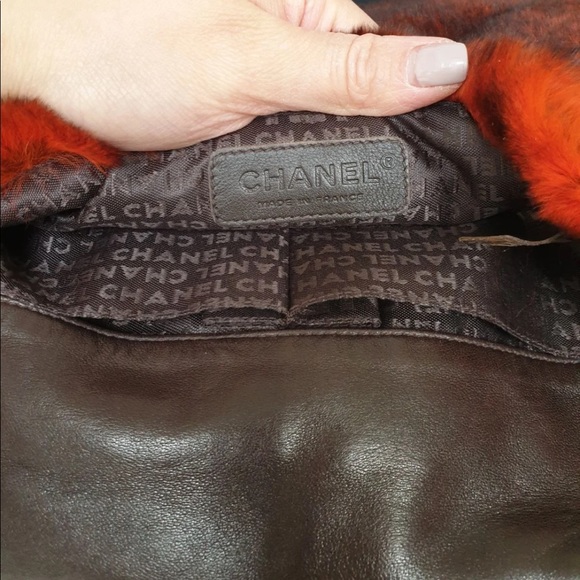 💯 Chanel Classic Bag No Flap Orange Rabbit - Picture 3 of 8